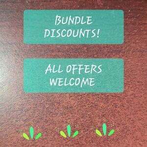 BUNDLE DISCOUNTS & OFFERS ALWAYS WELCOME